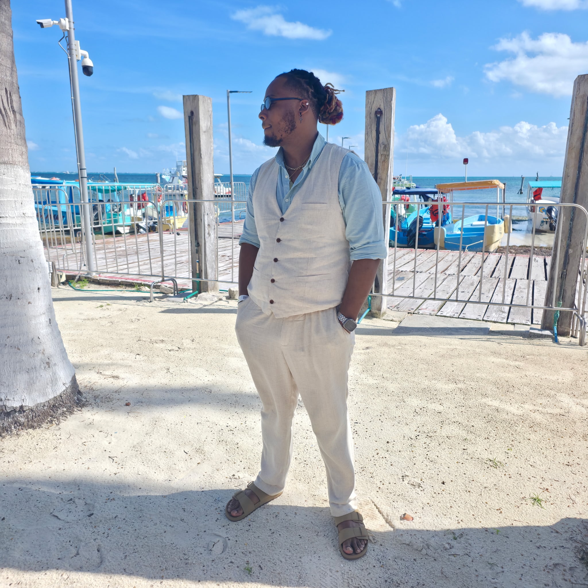 Instructor at the waterfront